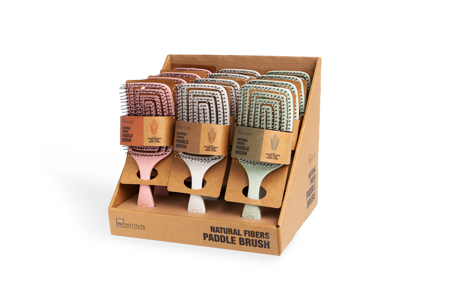 Escova Paddle com Fibras Naturais | IDC