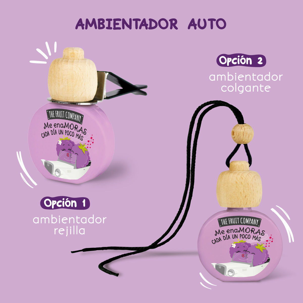 Ambientador para coche Crema de Fresa | La Compañía de Frutas