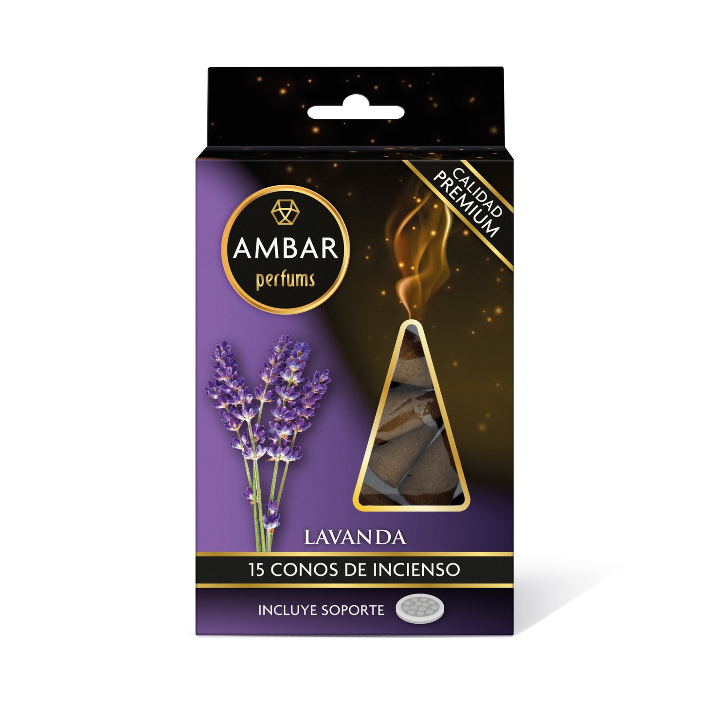 Lavender Incense Cones | Amber
