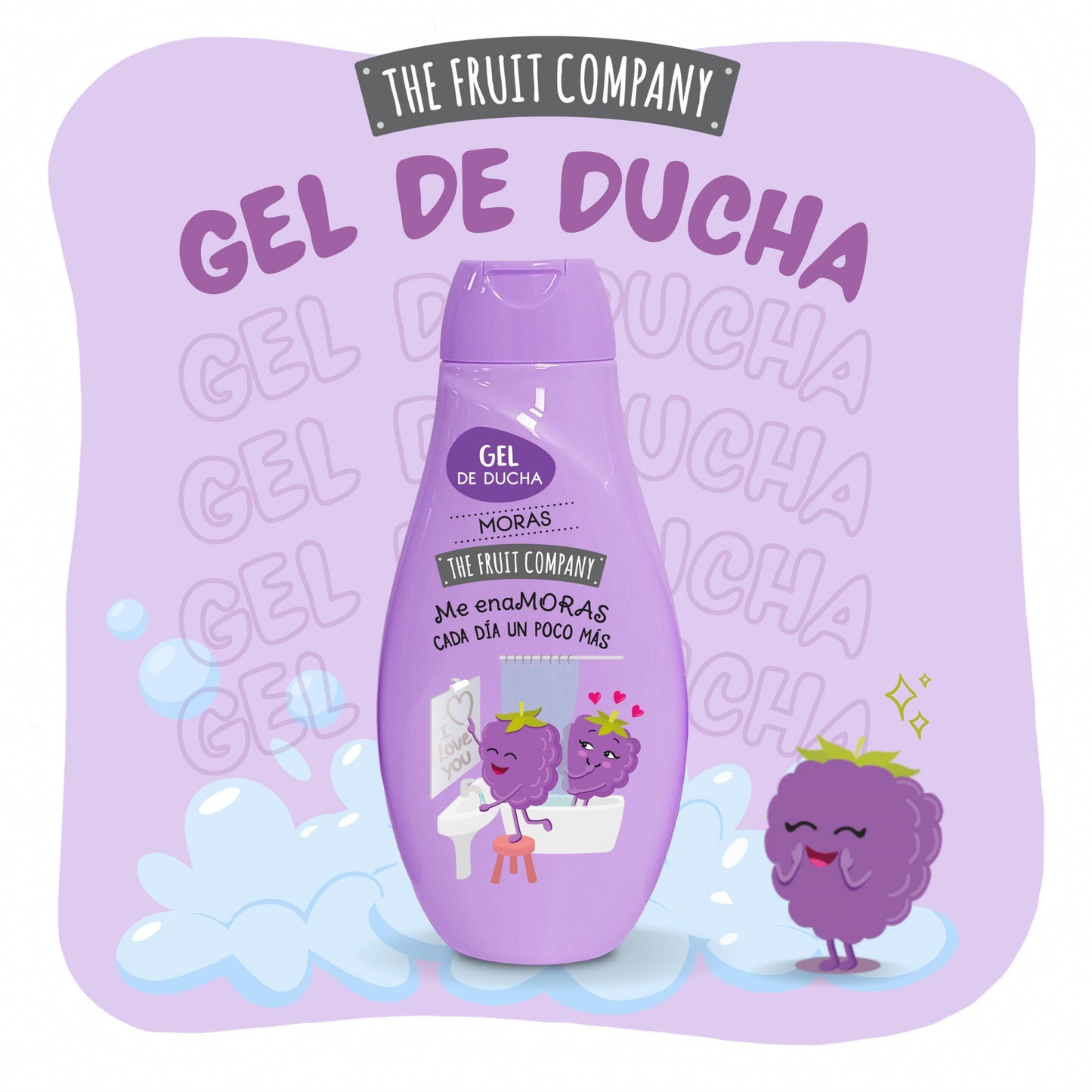 Blackberry Shower Gel 600 ml | The Fruit Company