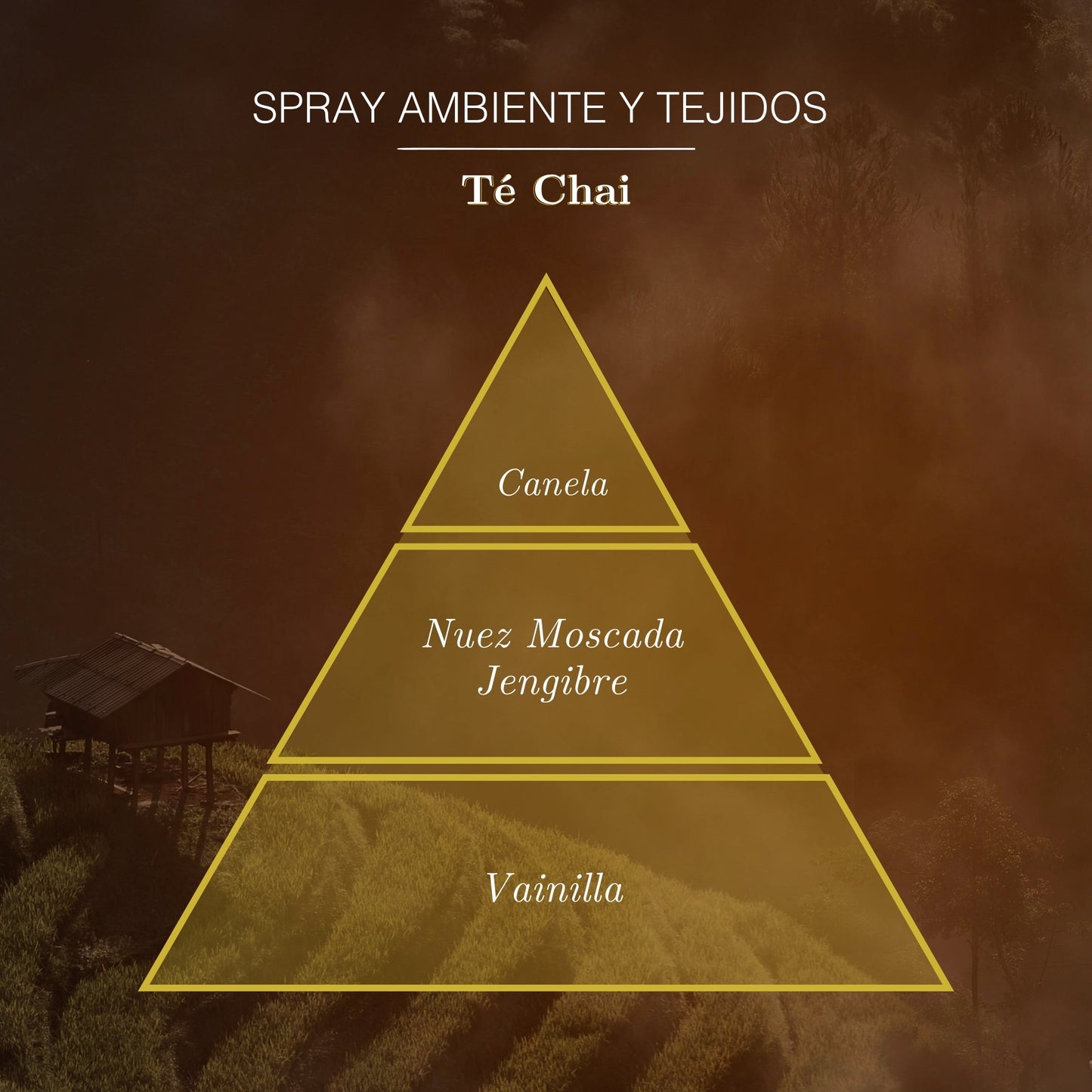 Spray multiusos de té Chai 225 ml | Ámbar Zen