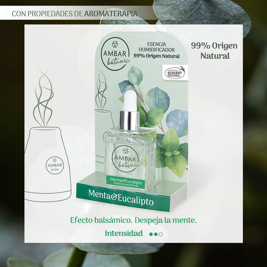 Essência Menta e Eucalipto 30ml | Ambar Botanic
