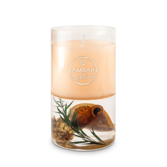 Orange and Cinnamon Duo Candle 130g | Ambar Botanic