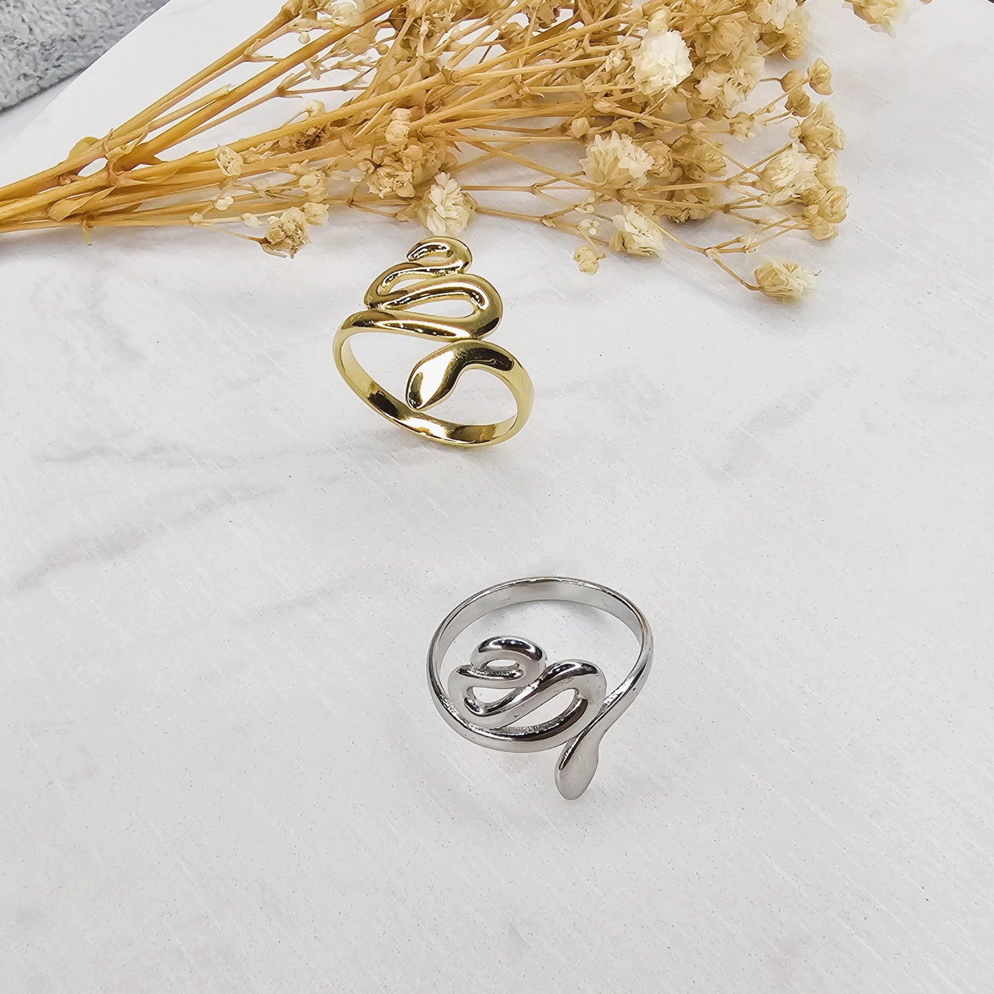 Adjustable ring - SNAKE