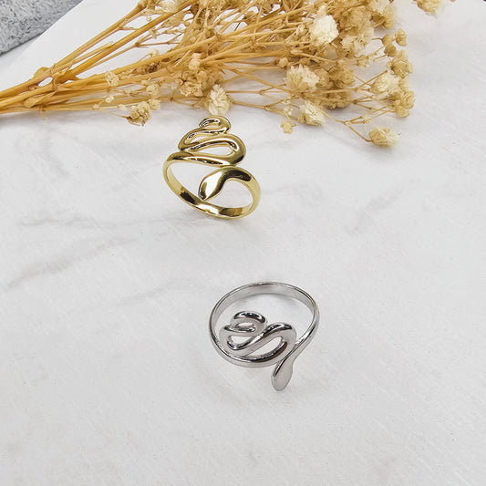 Anillo ajustable - SERPIENTE