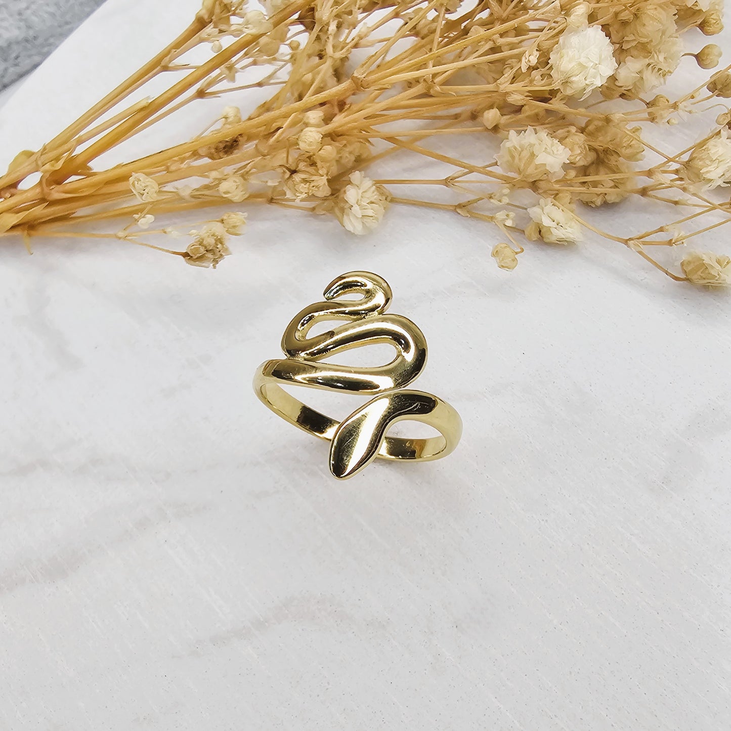 Adjustable ring - SNAKE