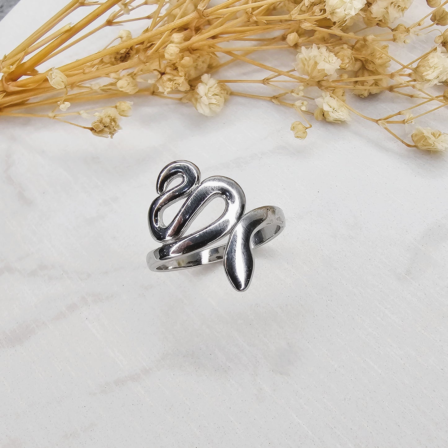 Adjustable ring - SNAKE
