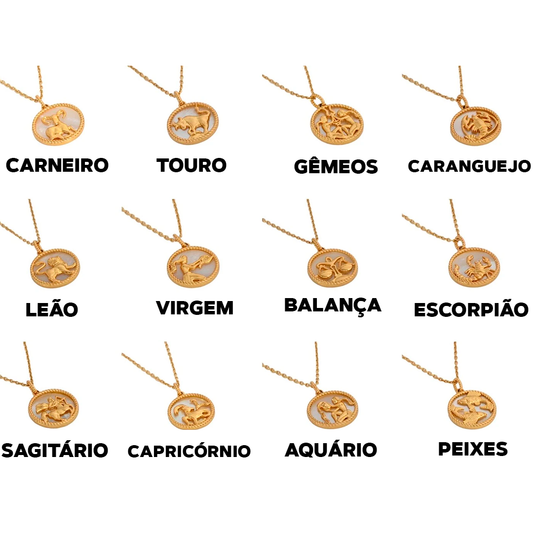 Colar Zodíaco d’Or - SIGNOS