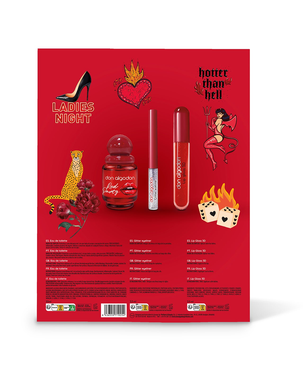 RED PARTY Set | Don Algodon