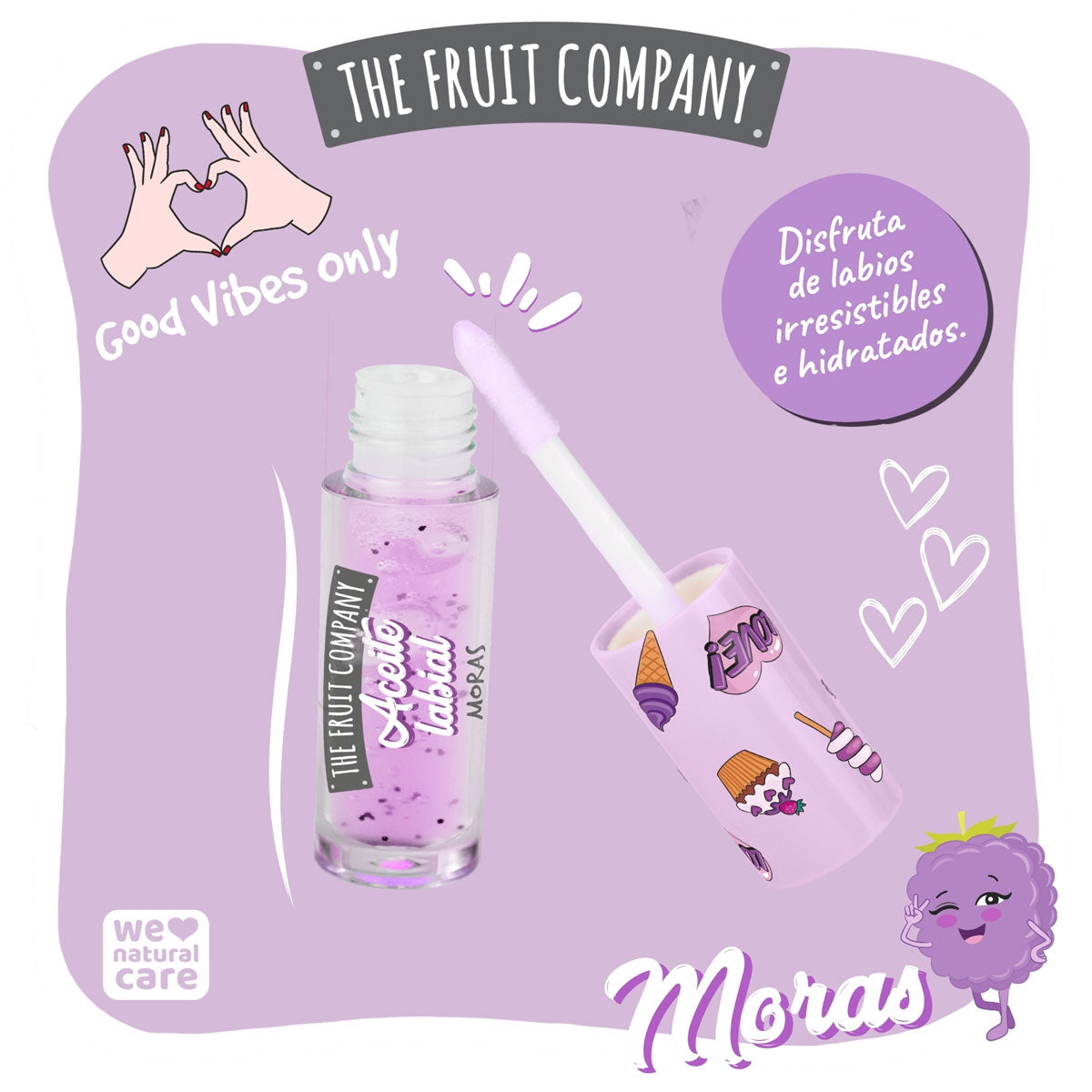 Blackberry Lip Oil 3.6 ml | The Fruit Company