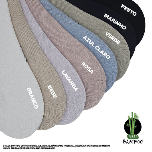 PÉZINHOS EM BAMBOO – PACK 3 UNIDADES | tam 35-40