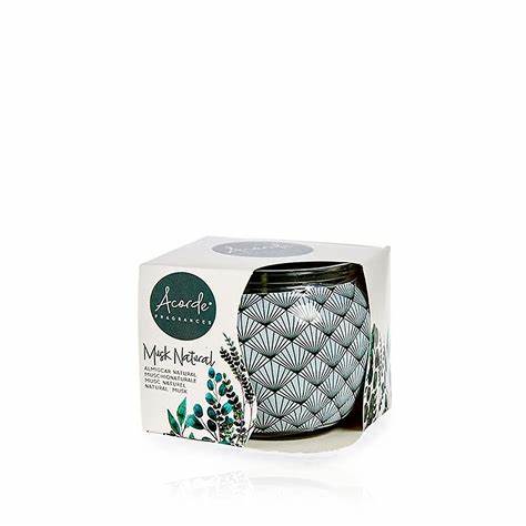 Vela de cristal con aroma a almizcle de 20 horas | Acorde