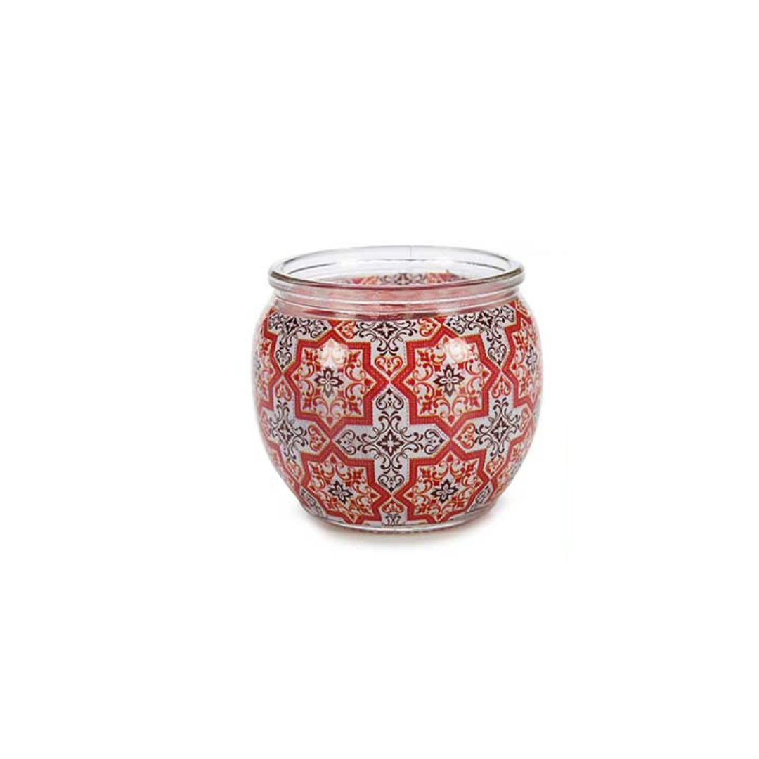 Candle Glass 20H Pomegranate | Wake up