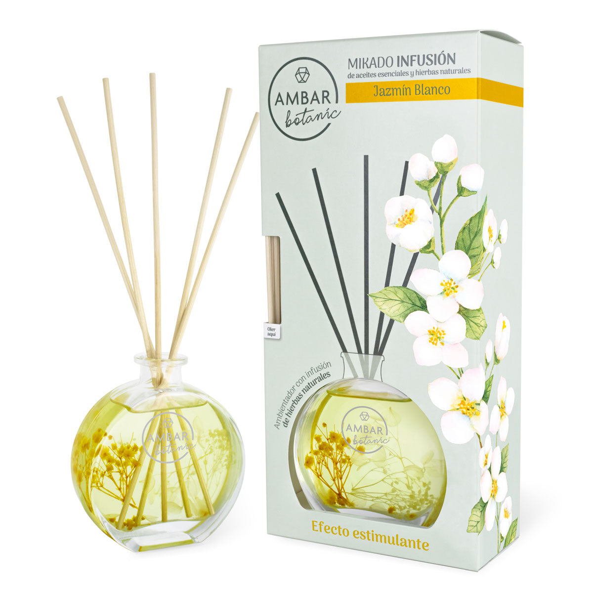 Mikado Infusión de Jazmín Blanco 75ml | Ambar Botanic
