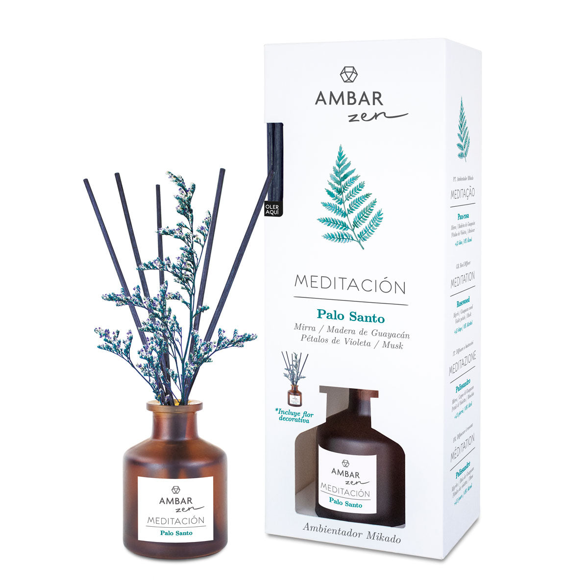 Mikado Palo Santo 40ml | Ámbar Zen