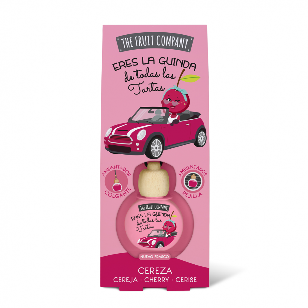 Ambientador para coche con aroma a cereza | La Compañía de Frutas