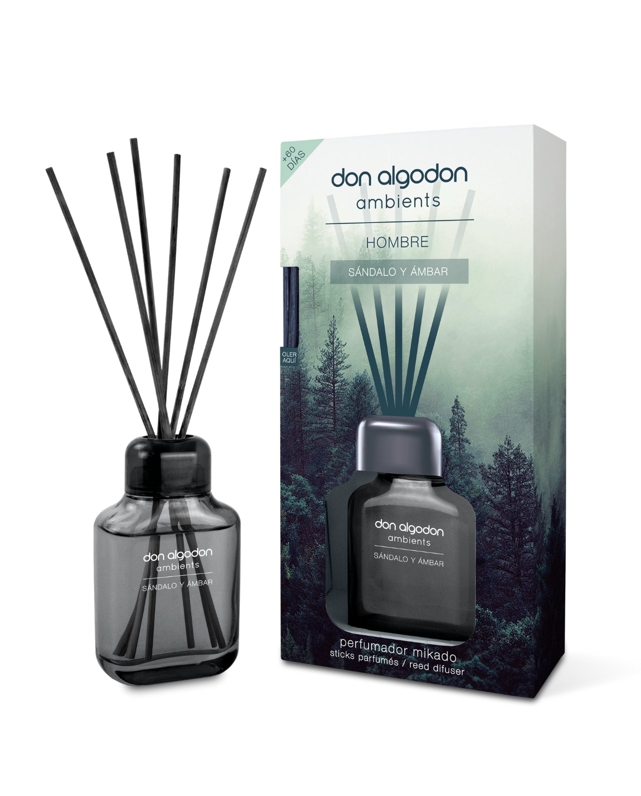 Mikado Sándalo y Ámbar Hombre 65 ml | Don Algodon