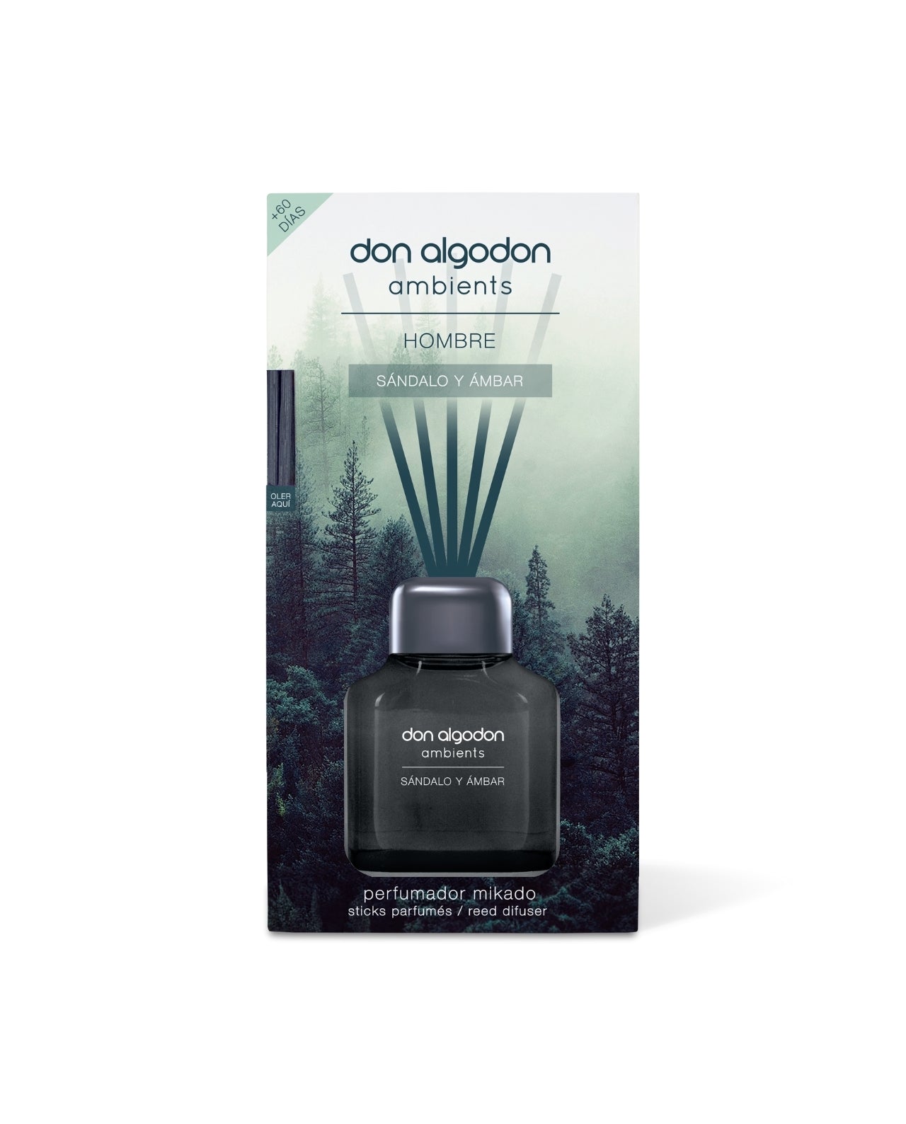 Mikado Sándalo y Ámbar Hombre 65 ml | Don Algodon