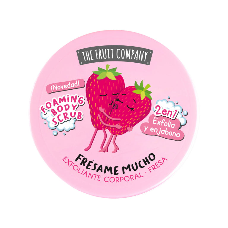 Exfoliante corporal de crema de fresa 2 en 1 400 ml | La Compañía de Frutas