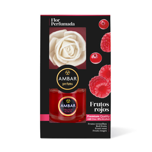 Difusor de flores de frutos rojos 75ml | Ámbar