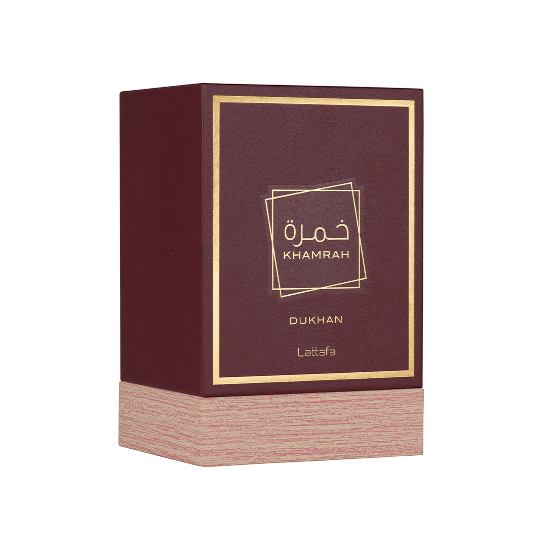 perfume intenso fumado com tabaco e especiarias khamrah dukhan