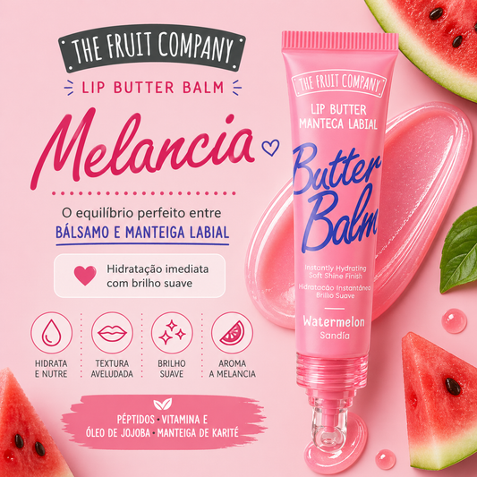 manteiga labial melancia com vitamina e jojoba