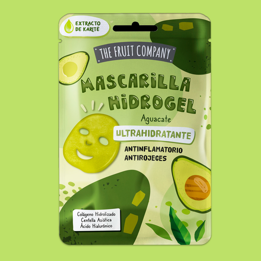 Máscara Facial Hidrogel Abacate – Ultrahidratante | The Fruit Company