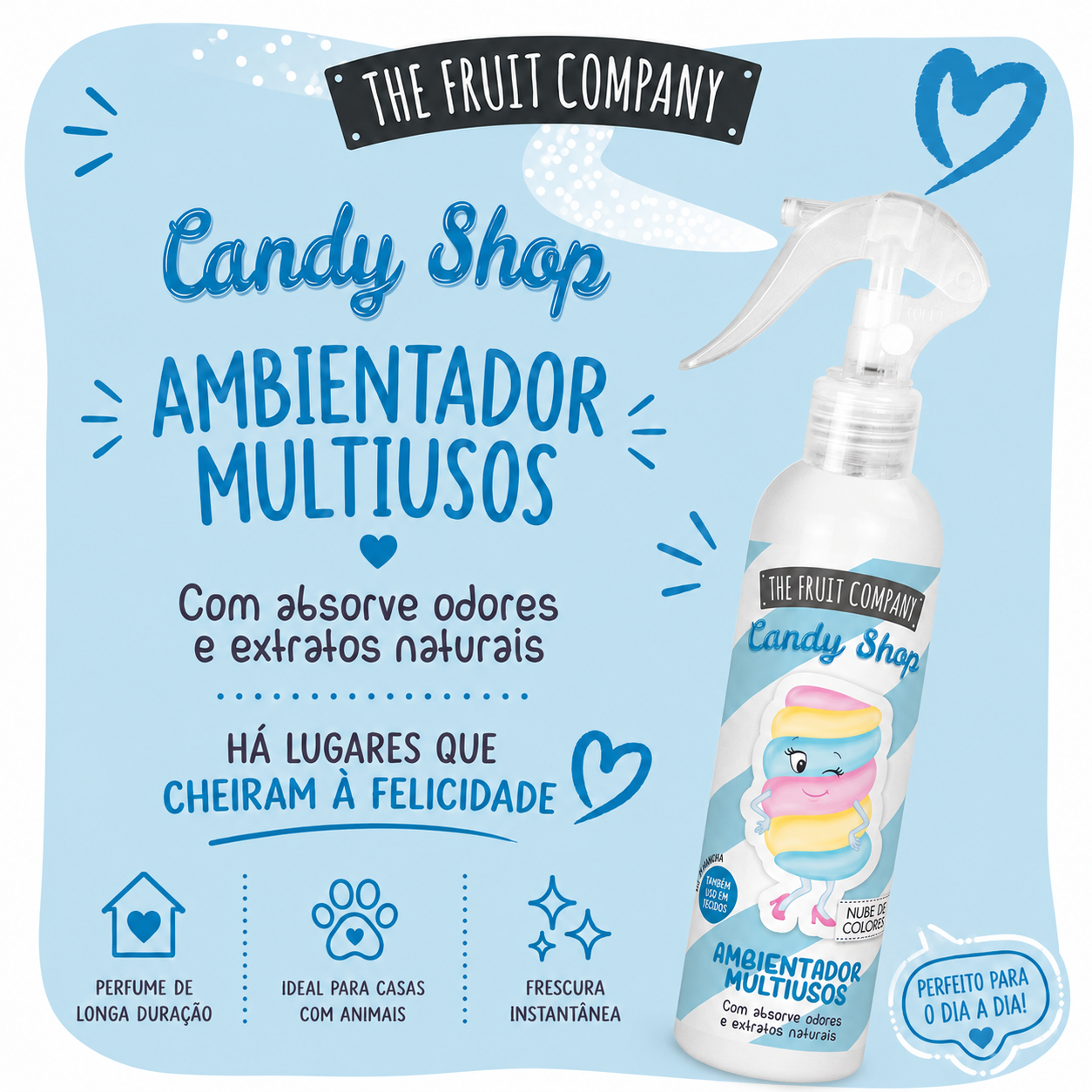 Spray tecidos Candy Shop Marshmallow
