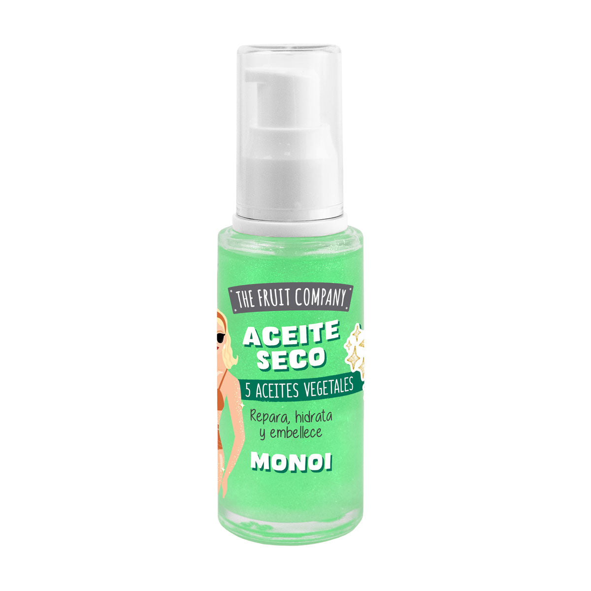 Aceite Corporal Seco Monoï con Brillo 50ml | La Compañía de Frutas