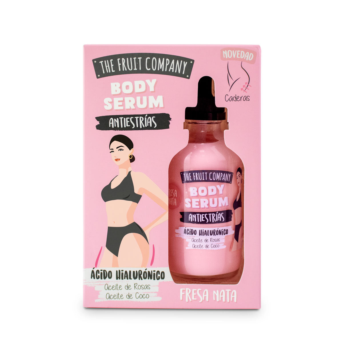 Serum corporal antiestrías con crema de fresa 120 ml | La Compañía de Frutas