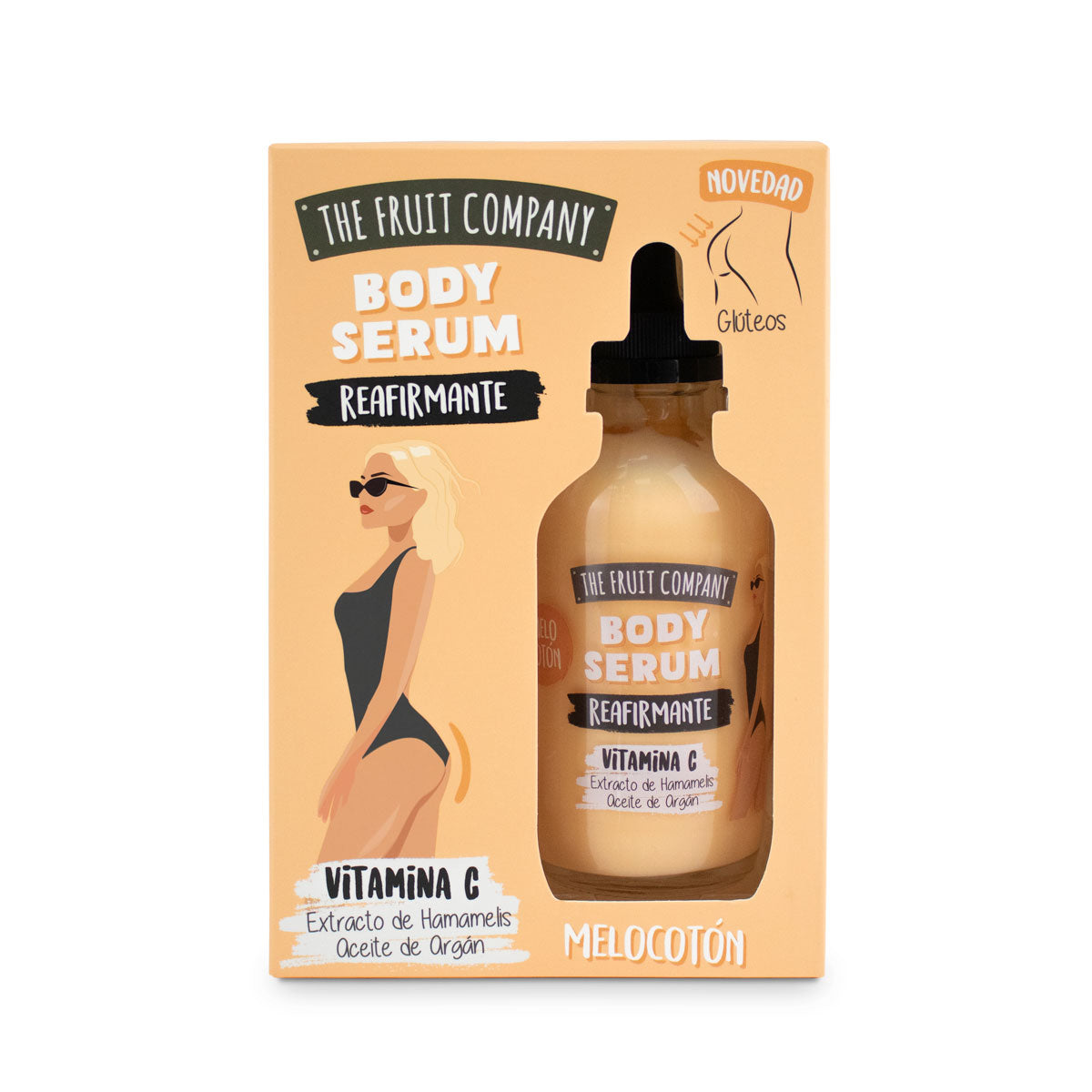 Suero corporal reafirmante de melocotón 120 ml | La Compañía de Frutas