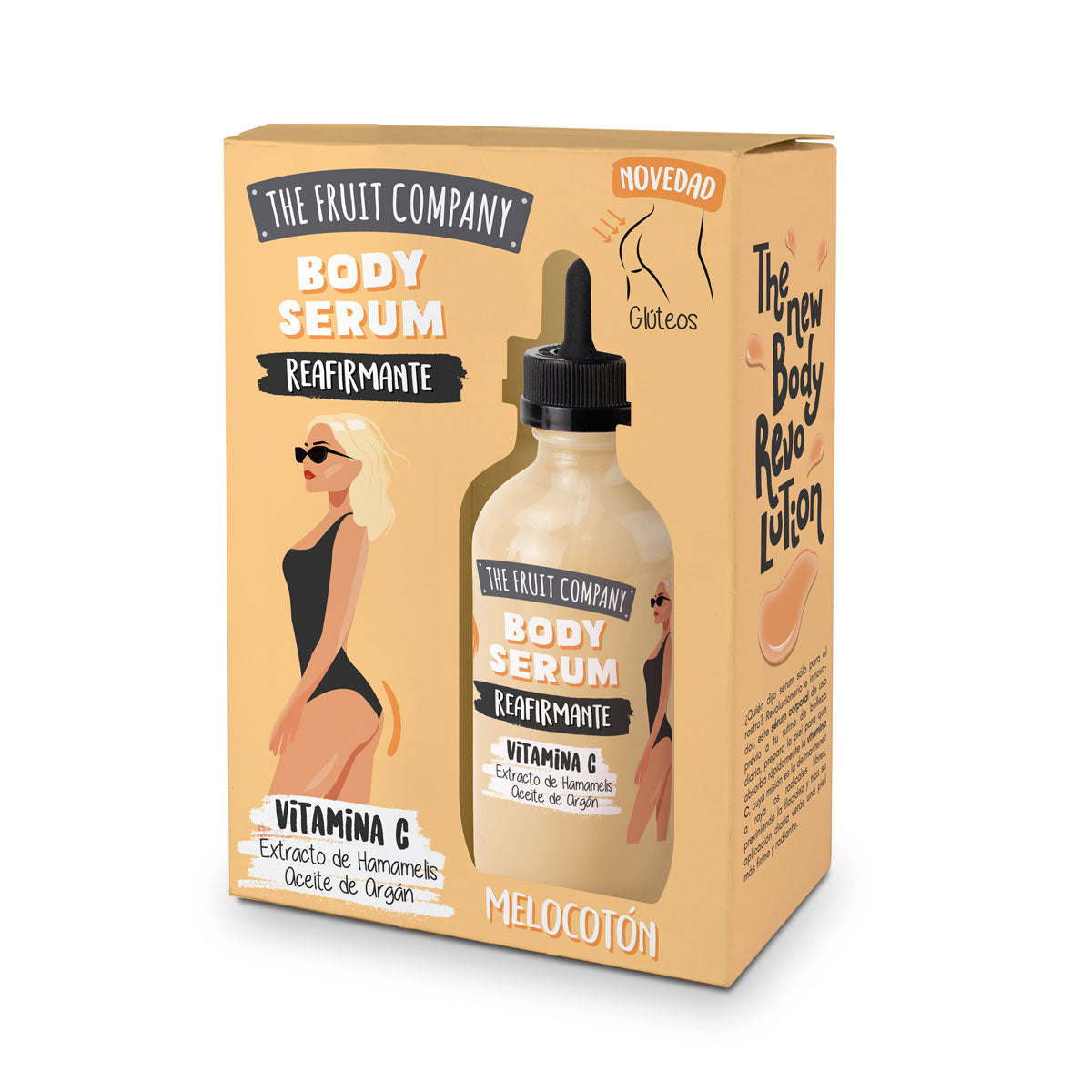 Suero corporal reafirmante de melocotón 120 ml | La Compañía de Frutas