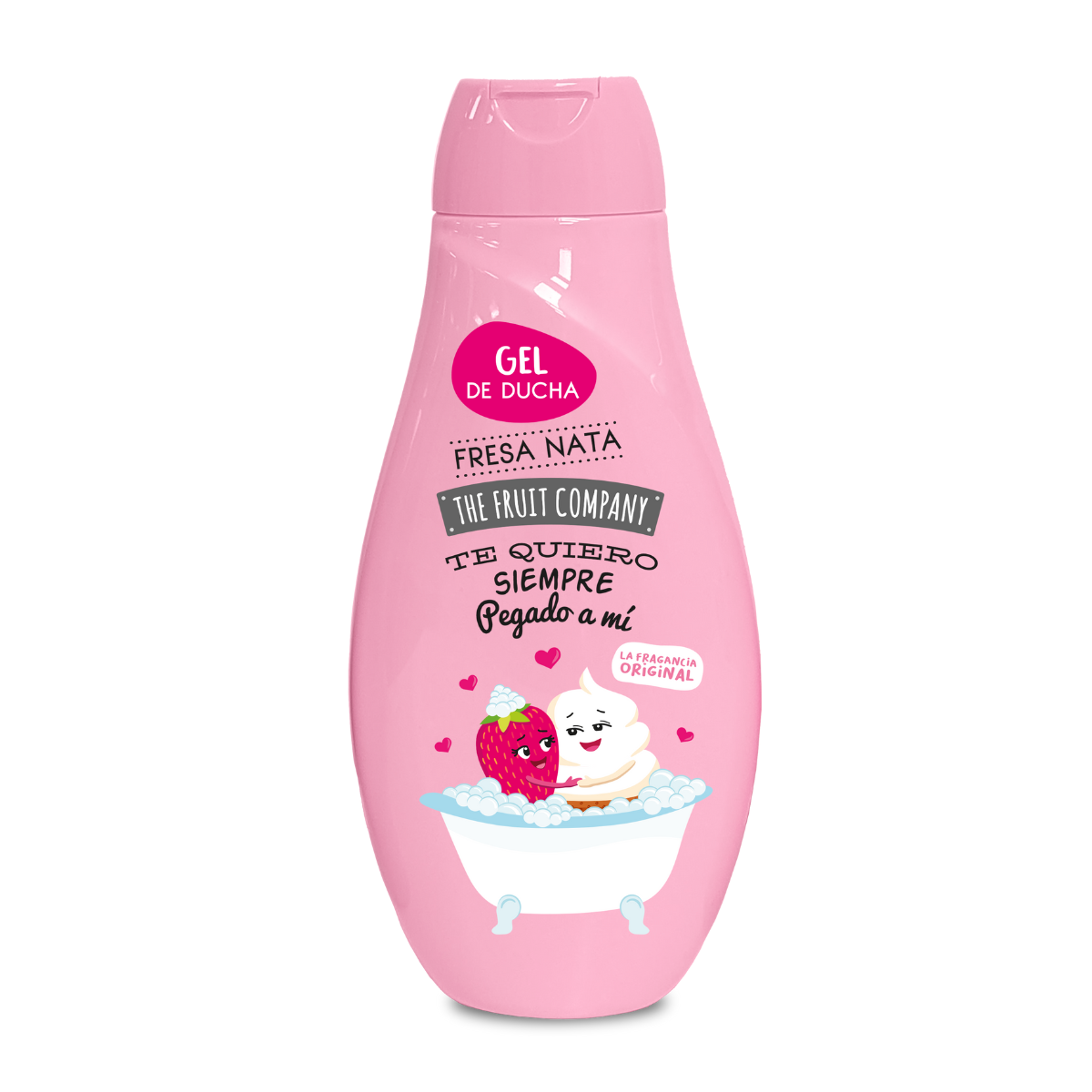 Gel de ducha crema de fresa 600 ml | La Compañía de Frutas