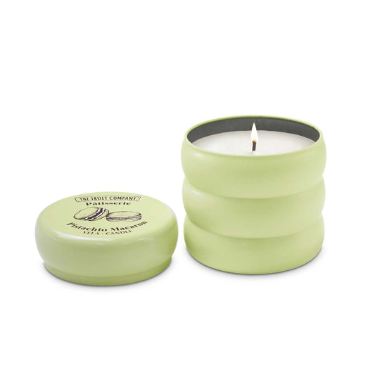 vela aromática pistáchio cremosa ambiente sofisticado