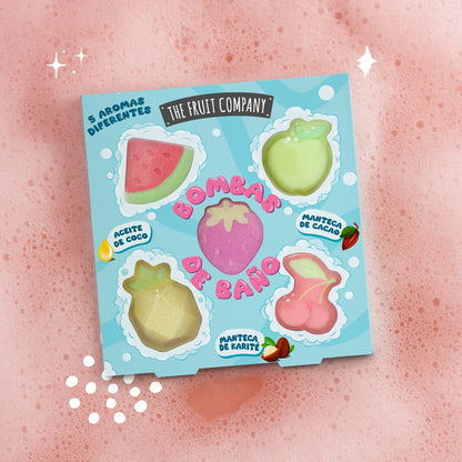 Set 5 Bombas de Banho 5x20g | The Fruit Company