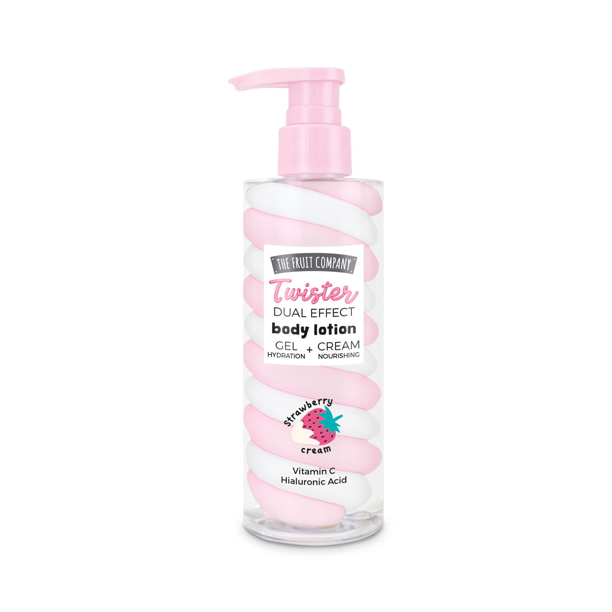 Twister Body Lotion Fresa Nata 200g - Dual Effect | The Fruit Company