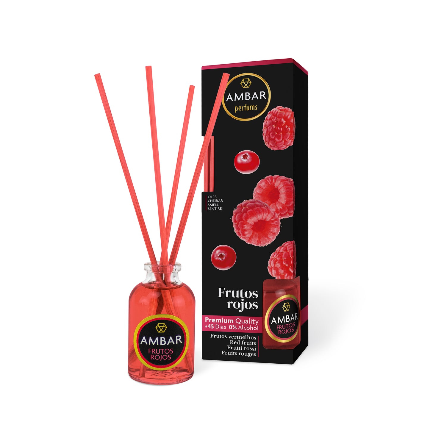 Mikado 30ml - Frutos Vermelhos | Ambar