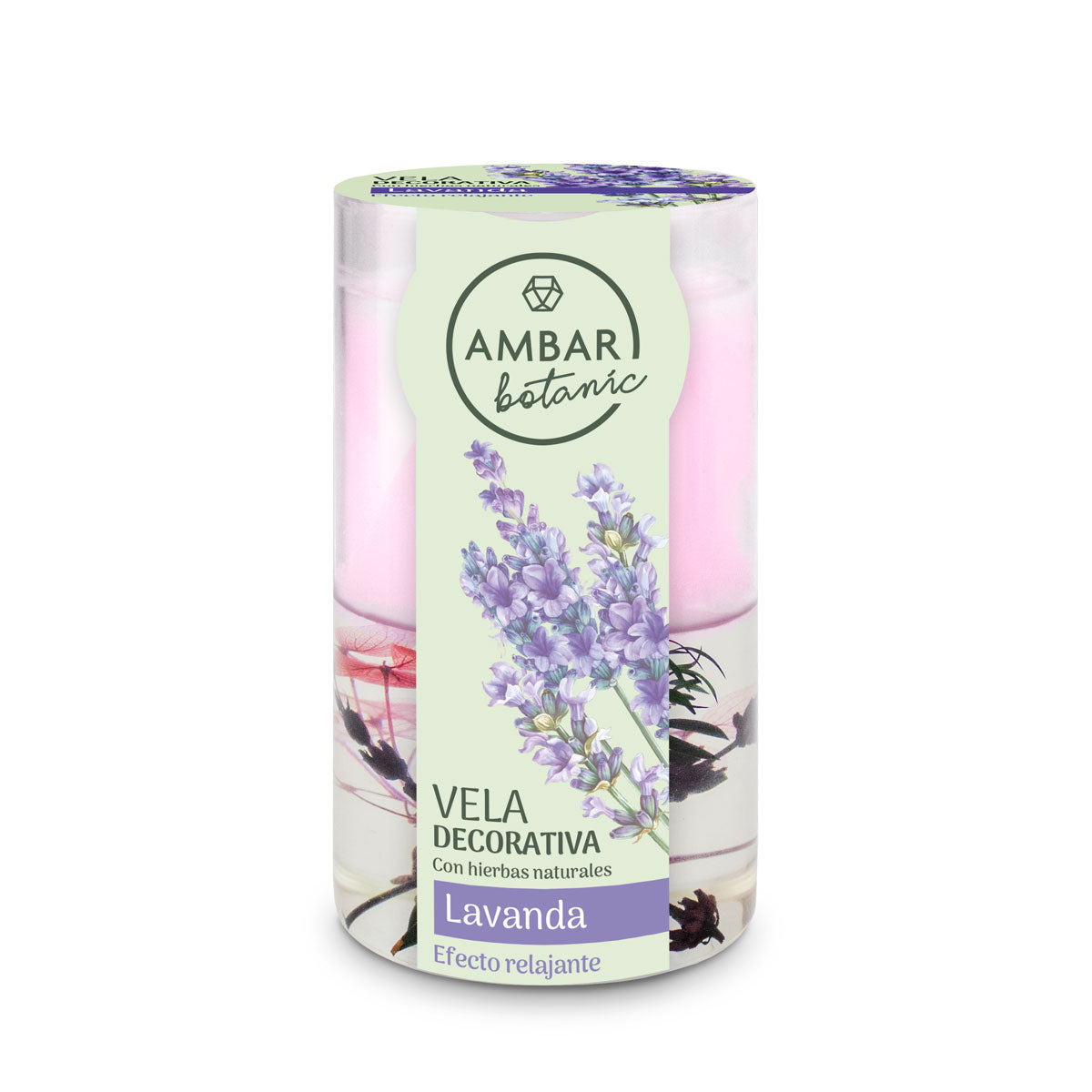 Vela Duo Lavanda 130gr | Ambar Botanic