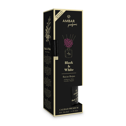 Mikado Black & White Bagas Vermelhas 40ml | Ambar