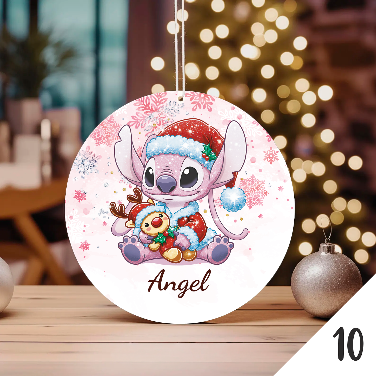 Bola de Natal Personalizada – Coleção Baby Cartoon