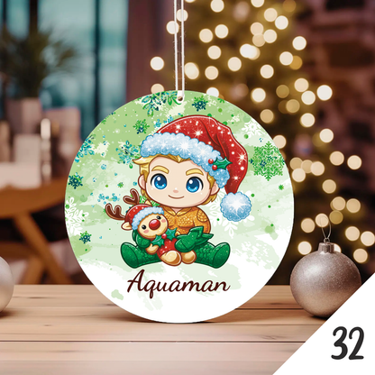 Bola de Natal Personalizada – Coleção Baby Cartoon