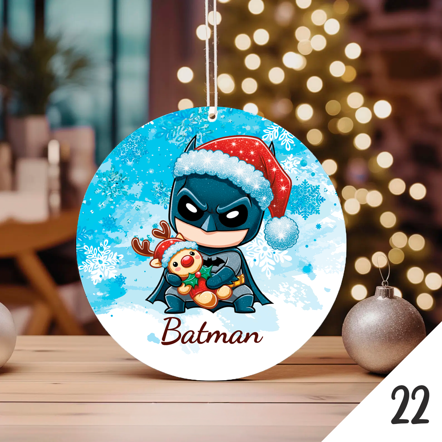 Bola de Natal Personalizada – Coleção Baby Cartoon