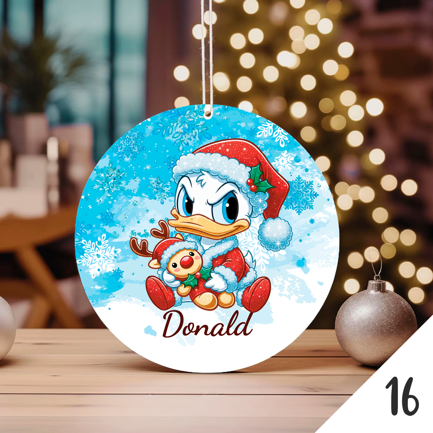 Bola de Natal Personalizada – Coleção Baby Cartoon
