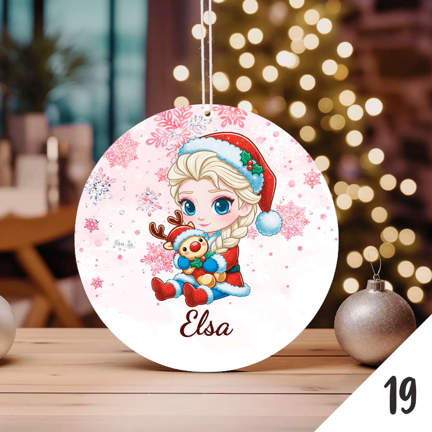 Bola de Natal Personalizada – Coleção Baby Cartoon