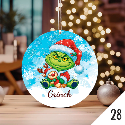 Bola de Natal Personalizada – Coleção Baby Cartoon