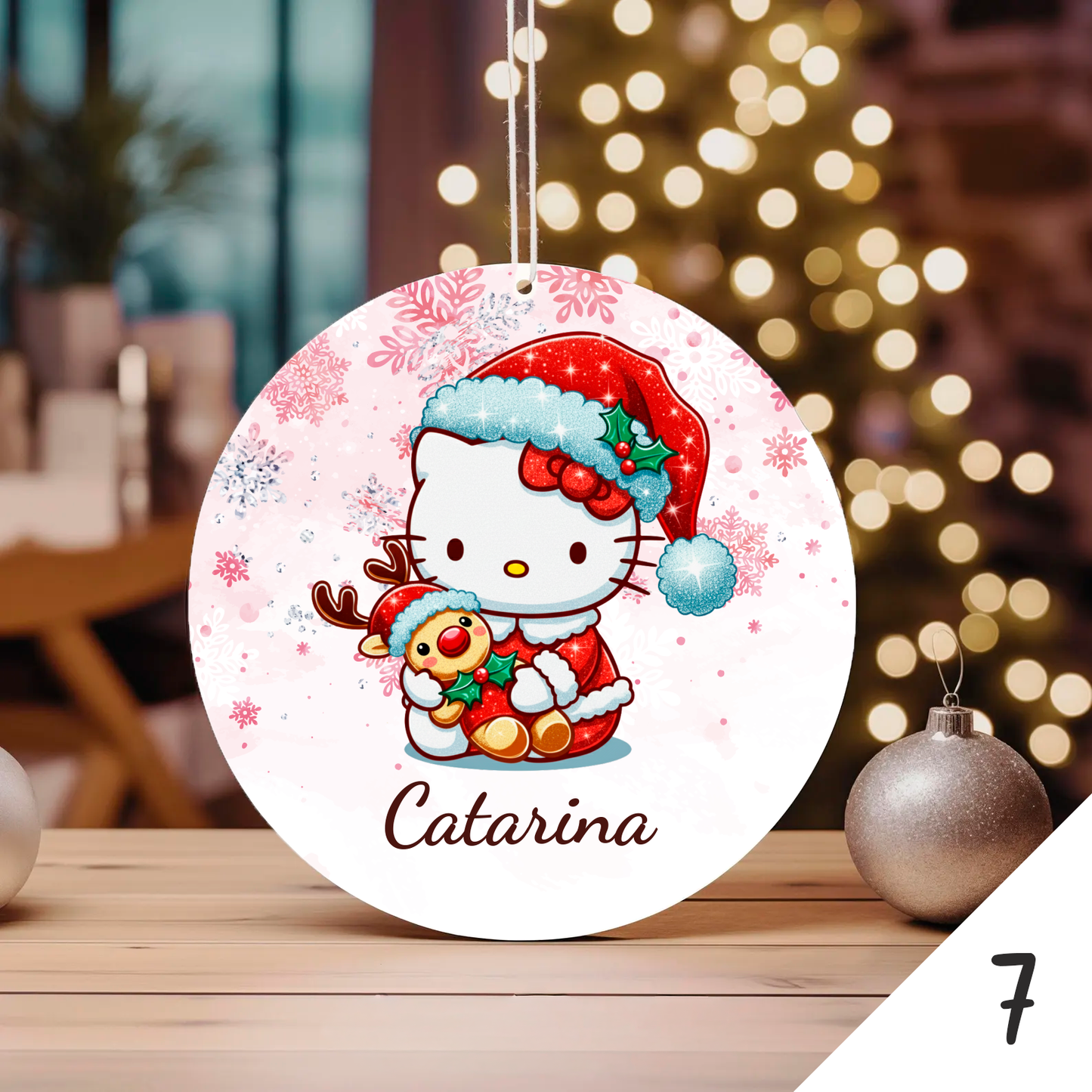 Bola de Natal Personalizada – Coleção Baby Cartoon