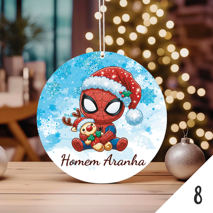 Bola de Natal Personalizada – Coleção Baby Cartoon