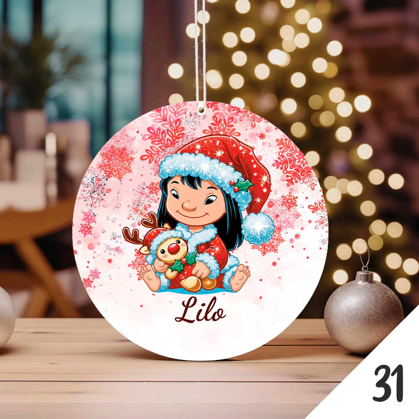 Bola de Natal Personalizada – Coleção Baby Cartoon