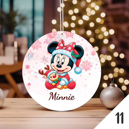 Bola de Natal Personalizada – Coleção Baby Cartoon