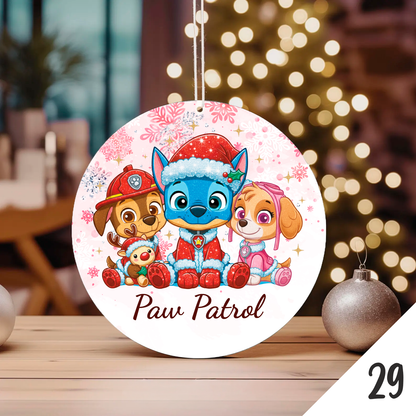 Bola de Natal Personalizada – Coleção Baby Cartoon